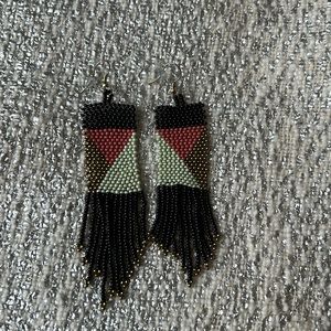 Seed bead earrings from Ink & Alloy!